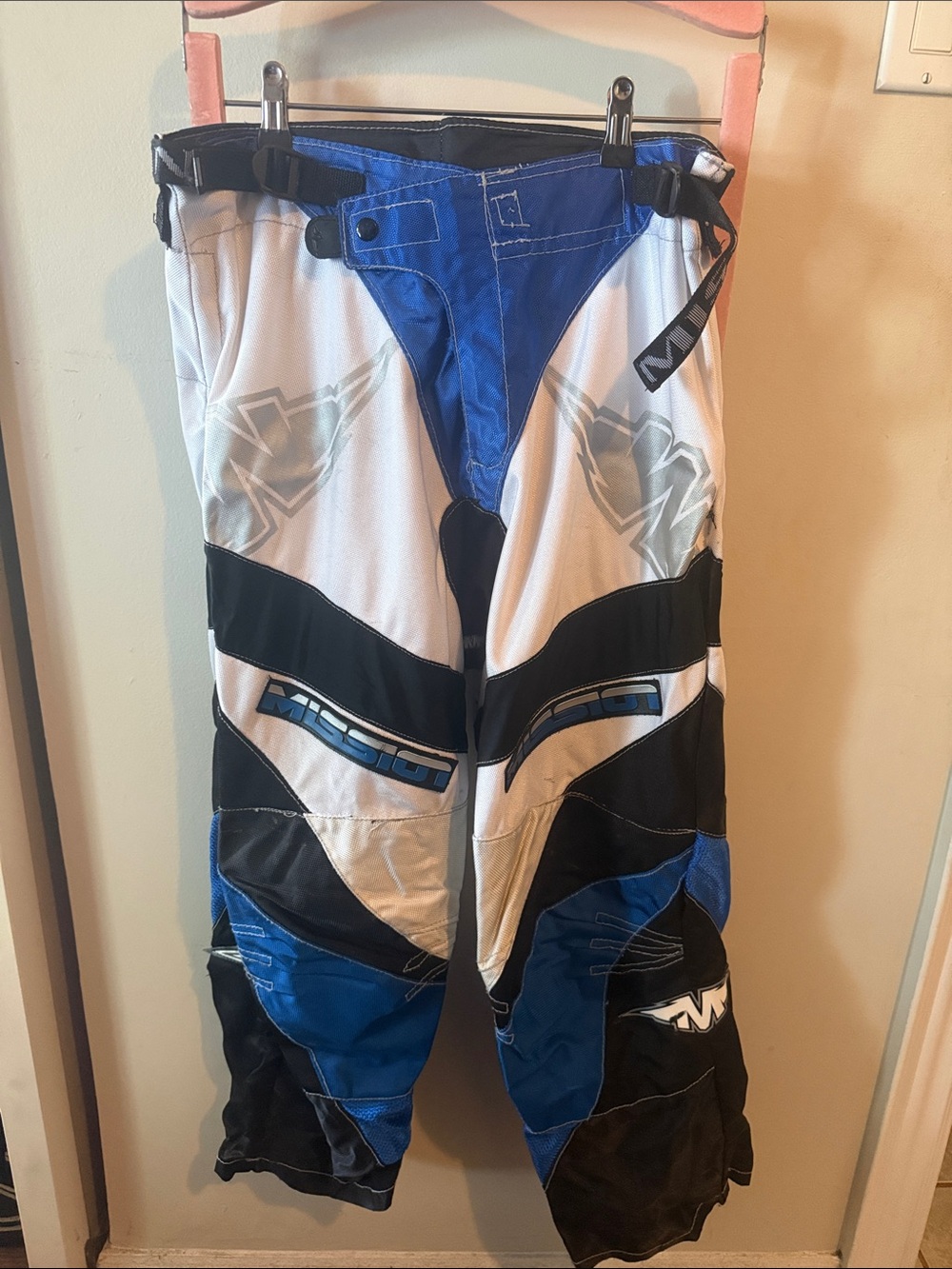 Blue & White Kids Casual Bottoms - MX Style